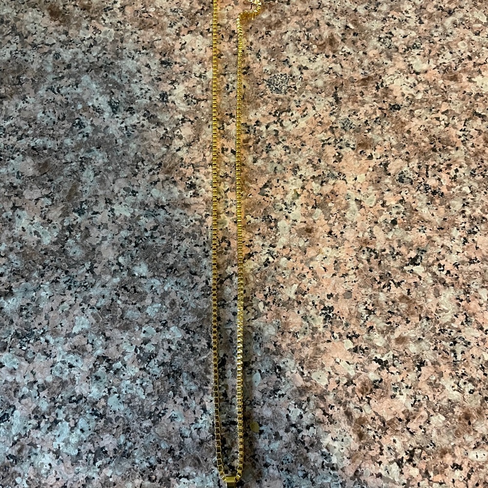 Supreme Gun chain 18k gold plated